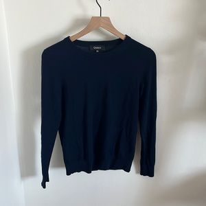 Navy Cashmere Sweater